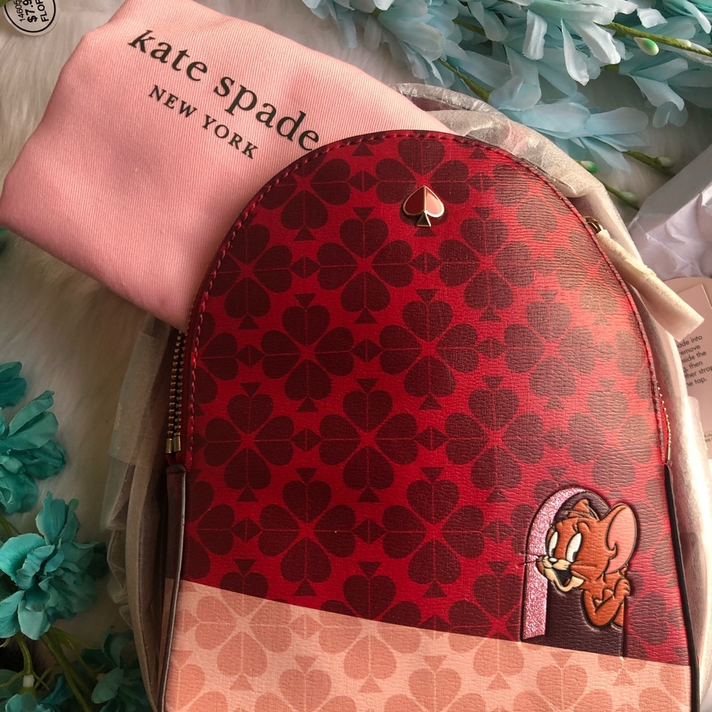 Kate Spade♠️Tom & Jerry Convertible Backpack - Picture 6 of 8